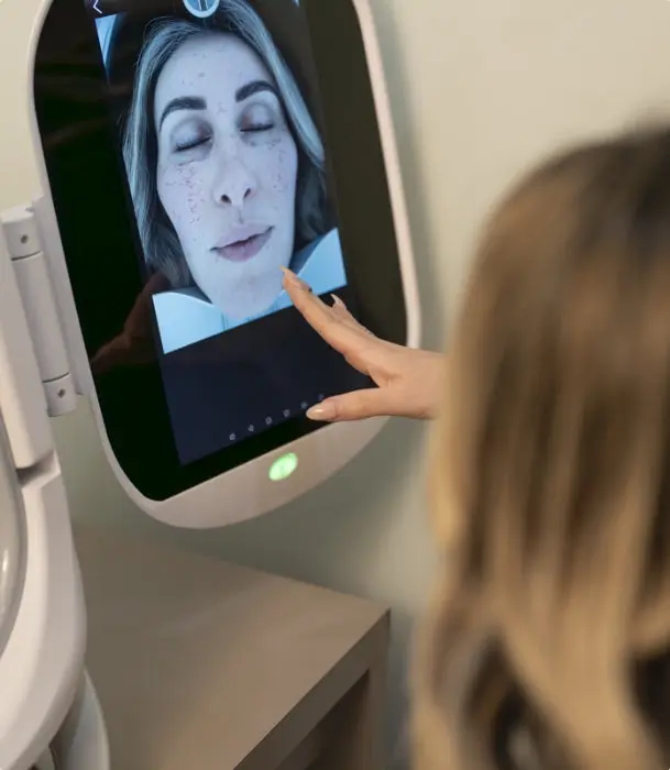The Opatra Dome skin analyser used at ELIIXA